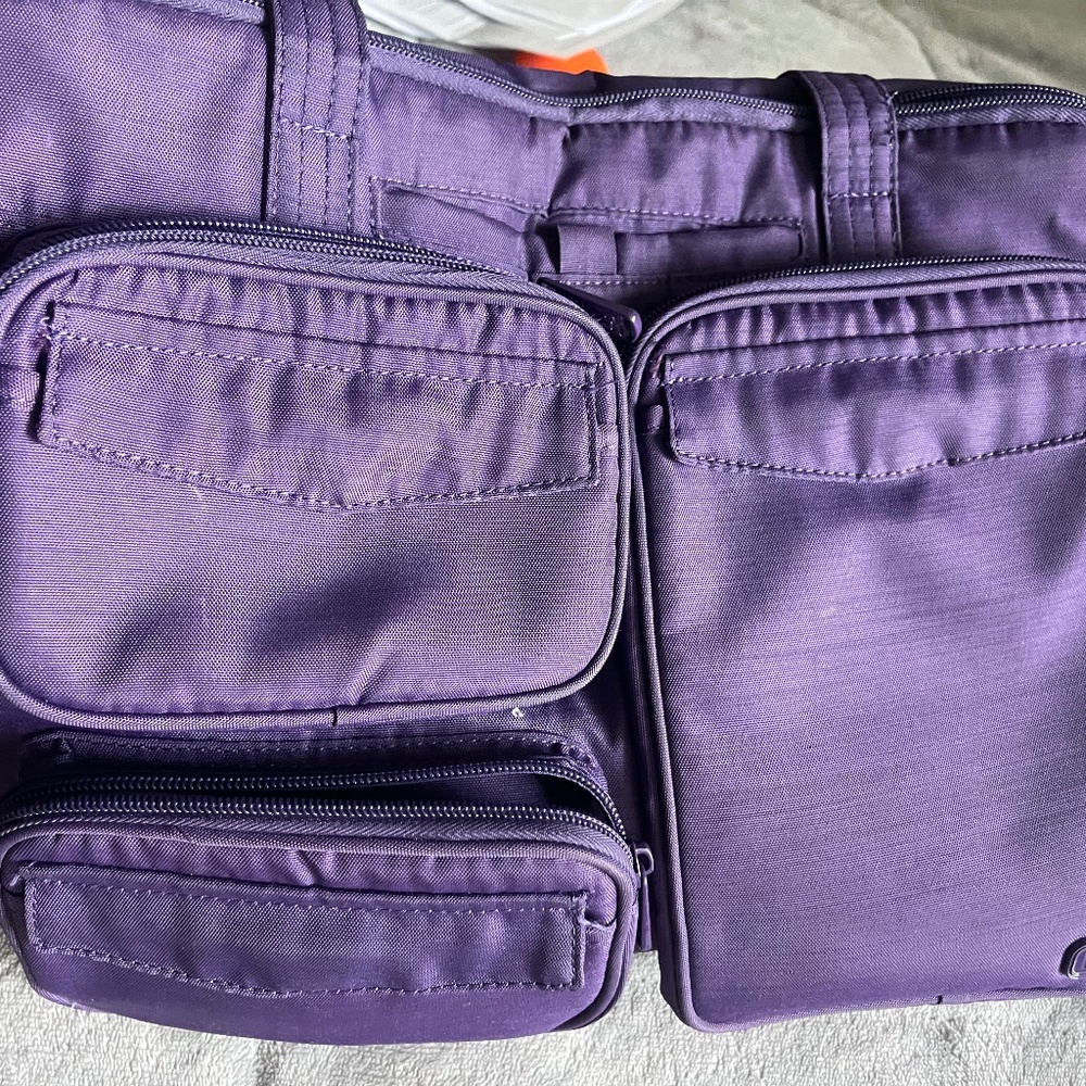 Lug duffle bag purple